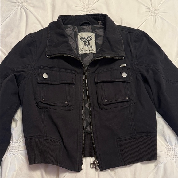 TNA Jackets & Blazers - TNA Black Bomber Jacket